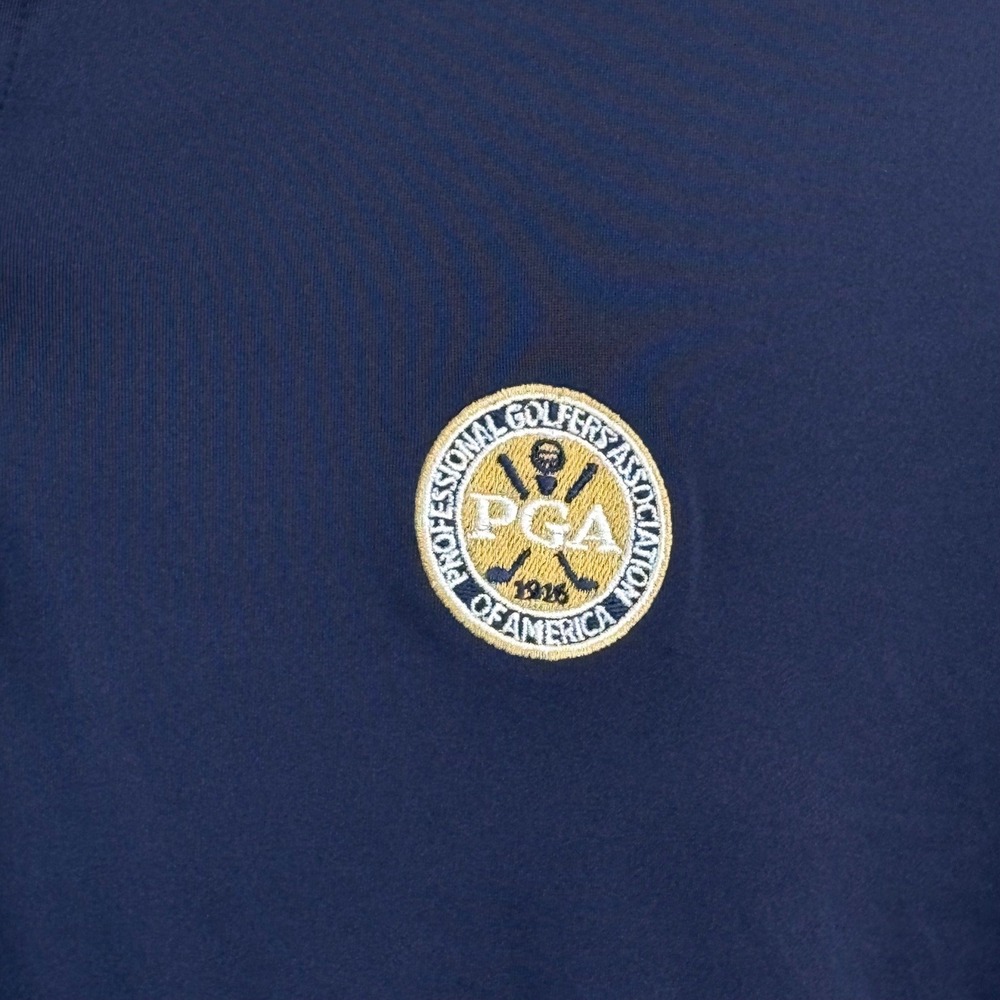 RLX Ralph Lauren Men's Navy PGA Golf Polo Shirt Wicking UV Protection UPF 50+ XL - Picture 2 of 10